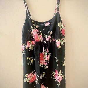 Torrid Black Floral Dress